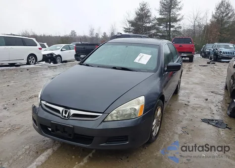 2007 Honda Accord 2.4 Ex из США, поврежденный, VIN 1HGCM56897A208086
